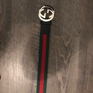 Gucci Web Belt with G Buckle